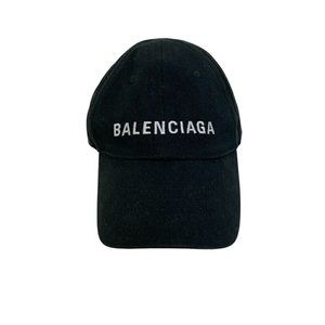 BALENCIAGA 529192 Baseball Cap, Black, Unisex